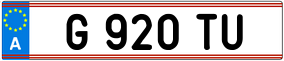 Truck License Plate